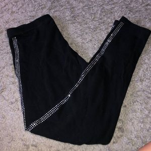 Black Studded Leggings